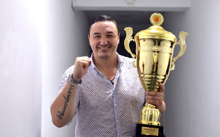 Борко Ристовски, министер за спорт. Борко Ристовски, министер за спорт.